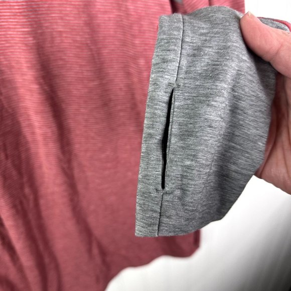 Toad & Co Marron and Gray Top Size Medium - Picture 3 of 5